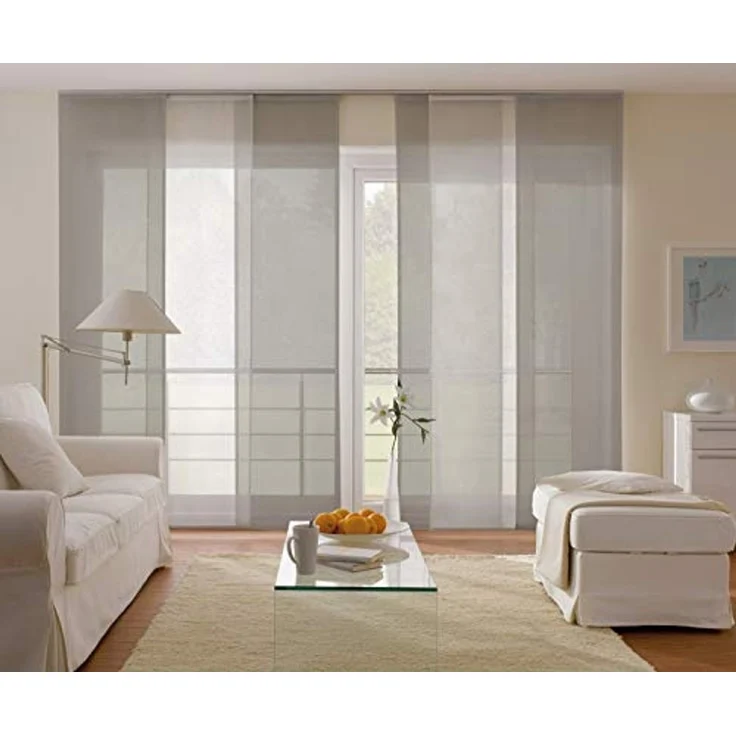 Flächenvorhang Basic Anthrazit – Bild 4