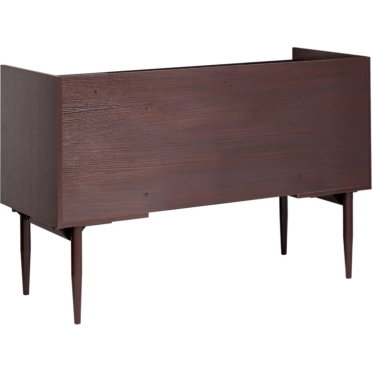 Schreibtisch RATANA 130 cm x 50 cm Dunkelbraun – Bild 6