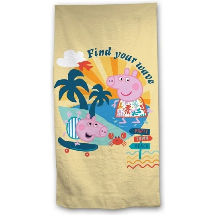 Peppa Pig Strandtuch Ideal für Strand und Pool, 70x140 cm – Bild 3