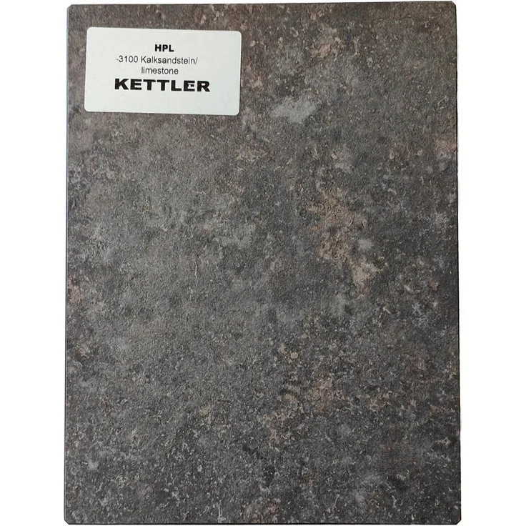 HPL Tischplatte 220cm x 95cm x1, cm, Kalksandstein, Wing Profil