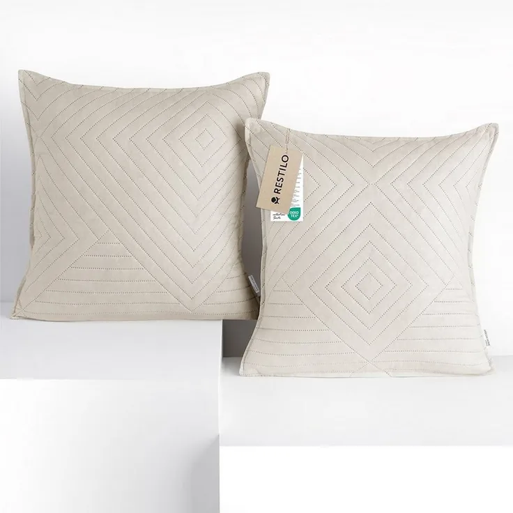 Restilo Kissenbezug Kissenbezug mehre Größen Wohnzimmer Dekokissen Bezug, (2 Stück), Mikrofasertextilien