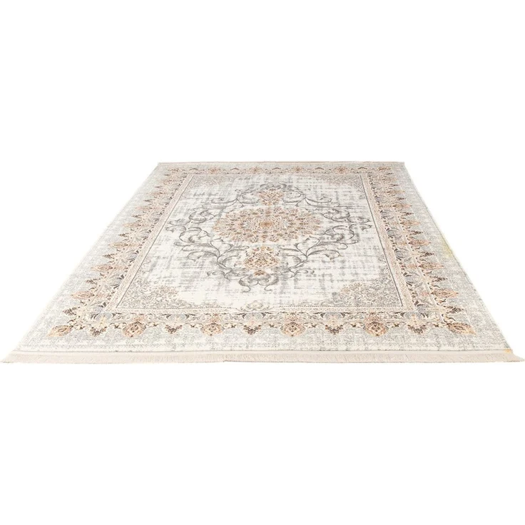 Orientalischer Webteppich - Saffron Sensations 200x100 cm - creme - läufer – Bild 4