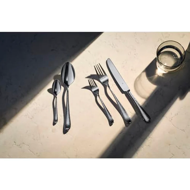 WMF 30-teiliges Besteckset, grau, ergonomischer Griff, Metall – Bild 2