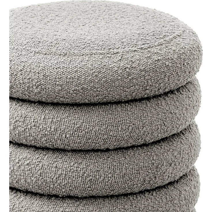 SVITA Stauraumhocker BLOSSOM XS, Pouf, Mit Stauraum, Bouclé-Bezug, Bequeme Polsterung, Modern – Bild 2