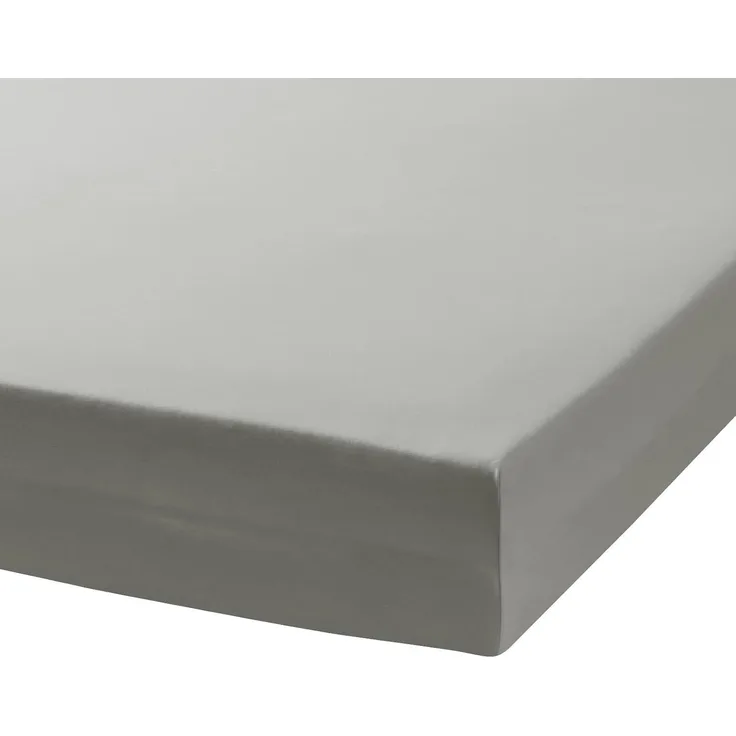Traumschlaf Premium Interlock Jersey Spannbettlaken|120x200 cm - 130x200 cm| grau