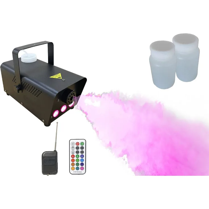 Northpoint LED Discolicht Nebelmaschine mit Fernbedienung & Farbwechsel - inkl. Flüssigkeit