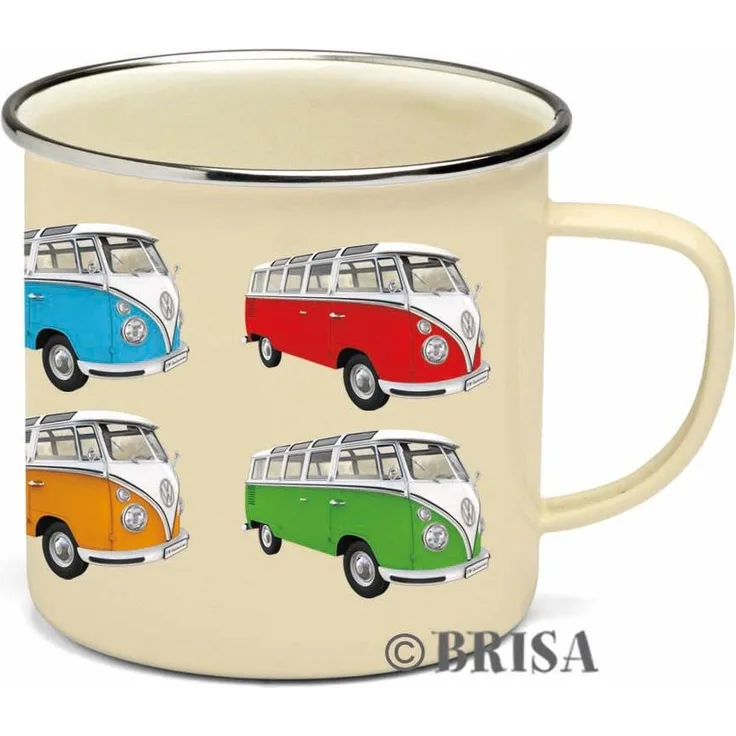 VW Bulli T1 Becher liert 500 ml Parade beige