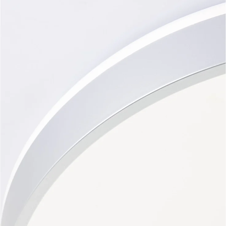 Brilliant LED Deckenleuchte Britt G80760/58 Flur, Küche, Wohnzimmer, Schlafzimmer, Arbeitszimmer Metall/Kunststoff Indoor Decke silber - LED fest integriert – Bild 9