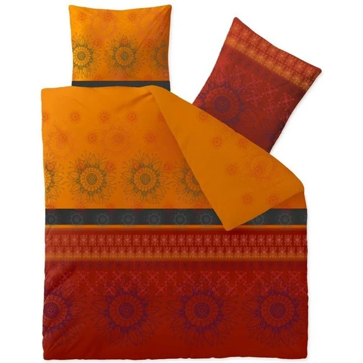 CelinaTex Bettwäsche Fashion Bettgarnitur Renforcé Reißverschluss 200x200cm Legra, Baumwolle, 3 teilig – Bild 4
