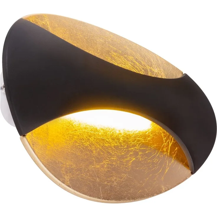 GLOBO Wandleuchte Innen LED schwarz Wohnzimmer Wandlampe Schlafzimmer 78400G