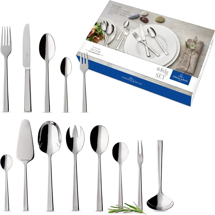 Villeroy & Boch Victor Tafelbesteck 68-teilig – Bild 1