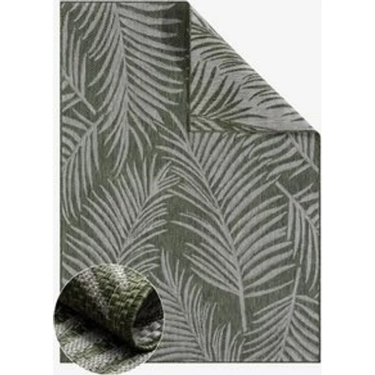Wohnando Teppich MY-RUG Wendbarer Outdoor-Teppich "Fern" 200x140 cm, grün, rechteckig, Höhe: 8 mm, robust, Teppich für Terrasse oder Balkon – Bild 6