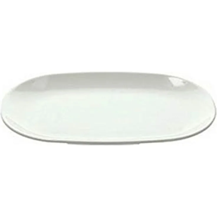 Tognana Porcellane Tablett Oval, Weiß, 27x18 cm, Einheitsgröße