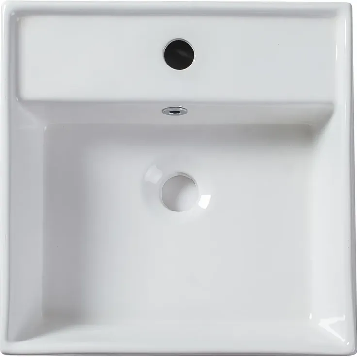 Vente-unique - FILOR Waschbeckenmöbel Holz, Platte Beige - B 46 cm x H 57 cm x L 120 cm – Bild 5