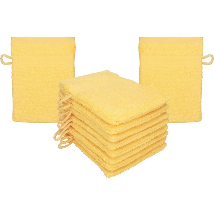 Betz Waschhandschuh 10-tlg. PREMIUM Größe 16 cmx21 cm, Baumwolle (Set, 10-St), 100% baumwolle – Bild 1