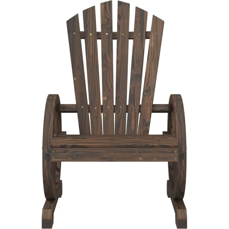 vidaXL Adirondack-Gartenstühle 2 Stk. Massivholz Tanne 365092 – Bild 10