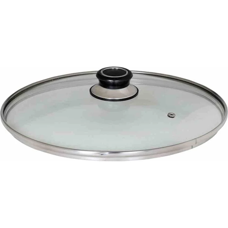 Universaldeckel 16 cm mit Kunststoffknopf / Glasdeckel / Universal - Deckel / Pfannendeckel / Topfdeckel – Bild 2