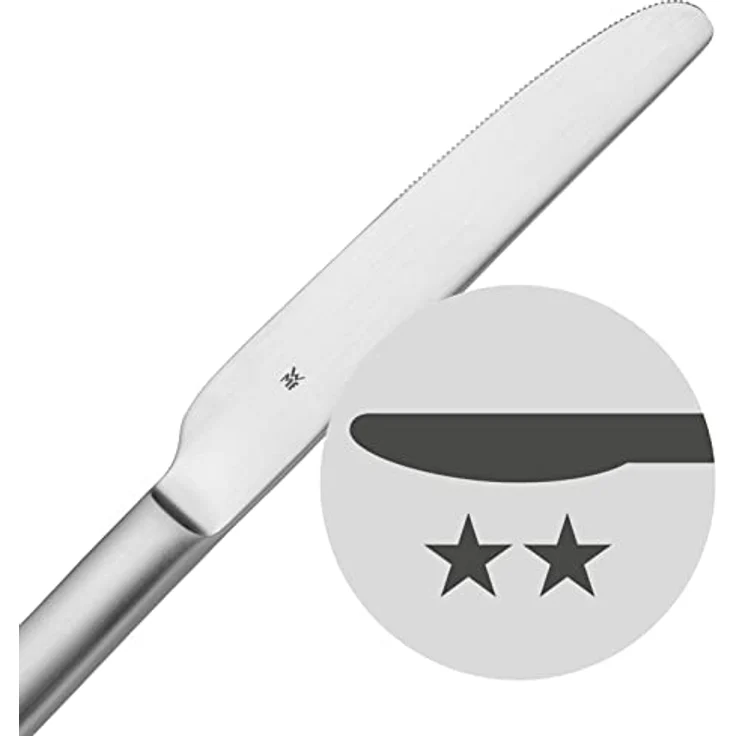 WMF 30-teiliges Besteckset, grau, ergonomischer Griff, Metall – Bild 4