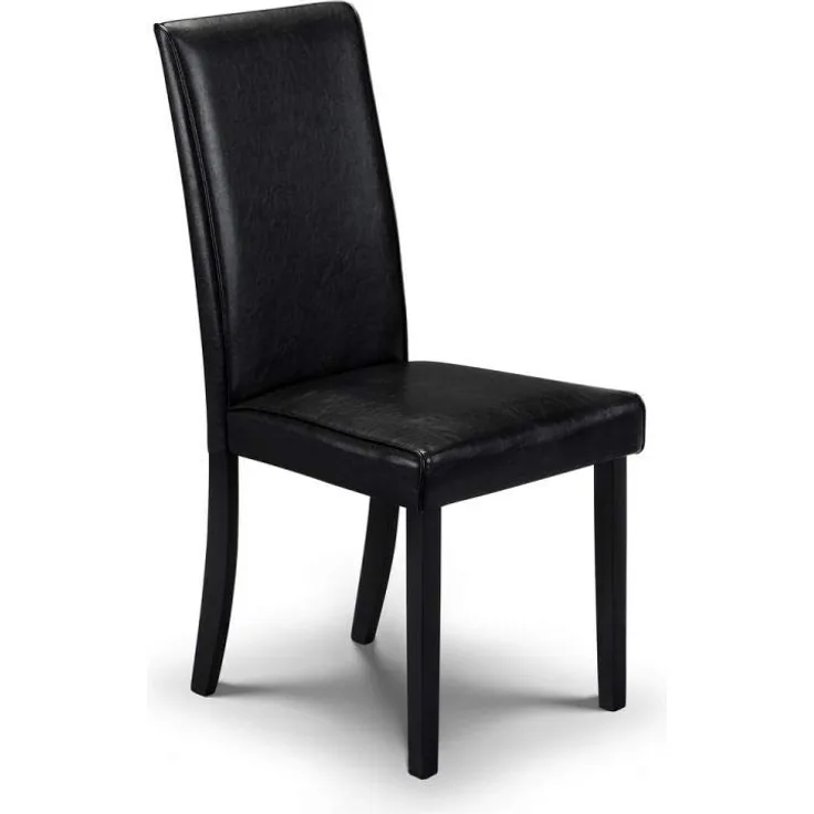 Julian Bowen Hudson Esszimmerstühle, 2er-Set, Schwarz