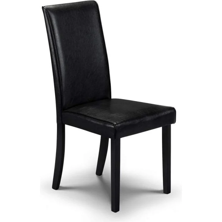 Julian Bowen Hudson Esszimmerstühle, 2er-Set, Schwarz