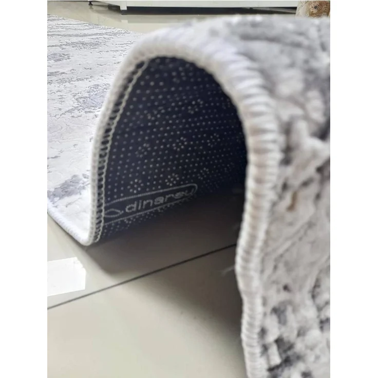 Gel-Läufer mit rutschfester Rückseite 80 x 350 cm Baumwolle Grau 88781751 [en. casa] – Bild 3