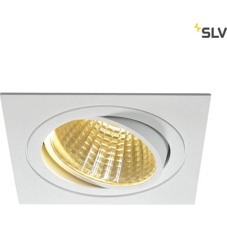 SLV No. 114281 NEW TRIA 150 LED Einbauleuchte eckig 2700K 2275lm 30° weiß
