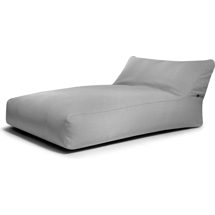 Sitzsack ‘Sofa Sunbed‘, Bezugstoff - Canaria, 100% Olefin, Grey, 80x180x140 cm cm.