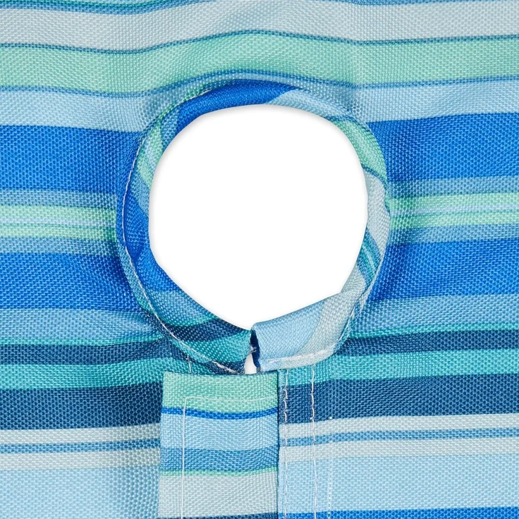 DII Tisch-Kollektion für drinnen und draußen, Flanell-Unterseite, gestreift, 60 x 84 cm, mit Reißverschluss, Blue Ocean – Bild 3