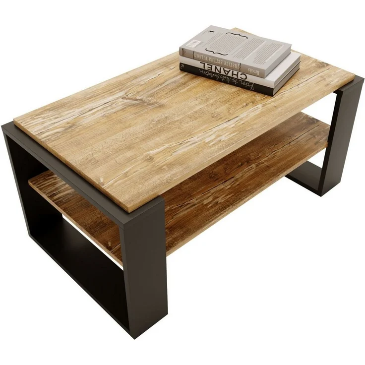 Raumhirsch Furniture Couchtisch Kaja96 modern & stabil fürs Wohnzimmer aus Holzwerkstoff – Bild 1