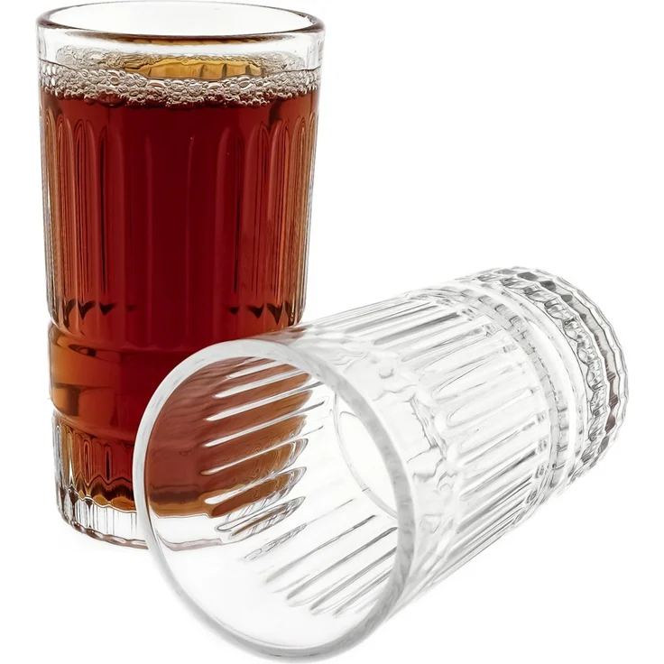 12er Set Glas Trinkgläser - Robust, vielseitig & stilvoll – Bild 1