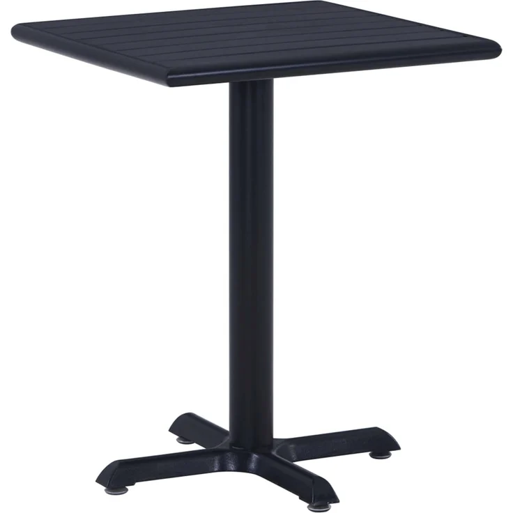 Gartentisch, Beistelltisch, Balkontisch Schwarz 60 x 60 x 75 cm – Bild 1