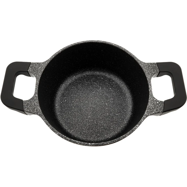Almina Kochtöpfe in Schwarz Aluminium-Druckguss mit Antihaftbeschichtung 6,1L – Bild 3