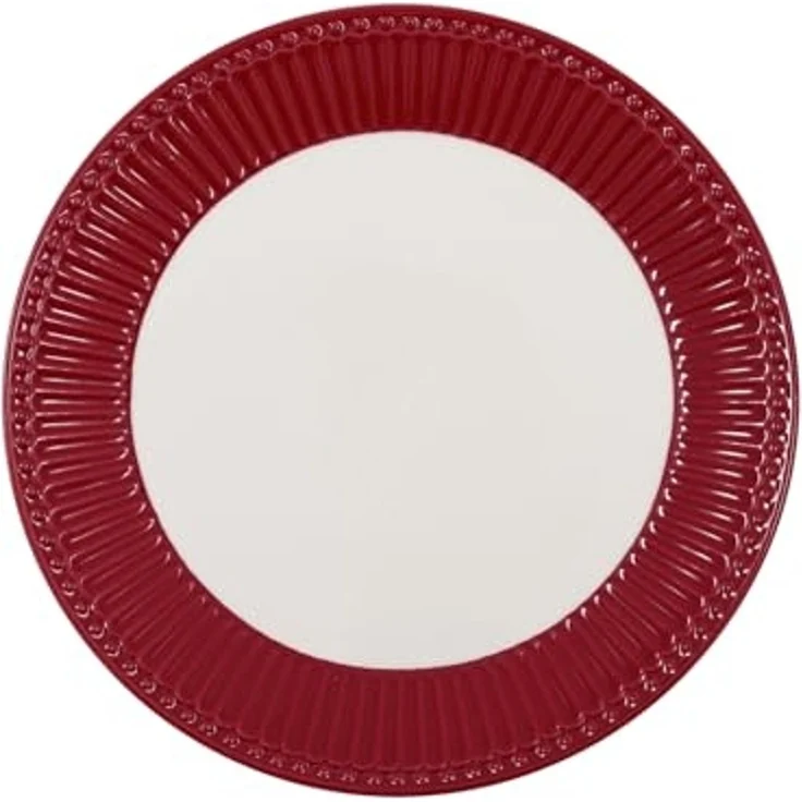 Greengate Teller 23 cm Alice claret red – Bild 1