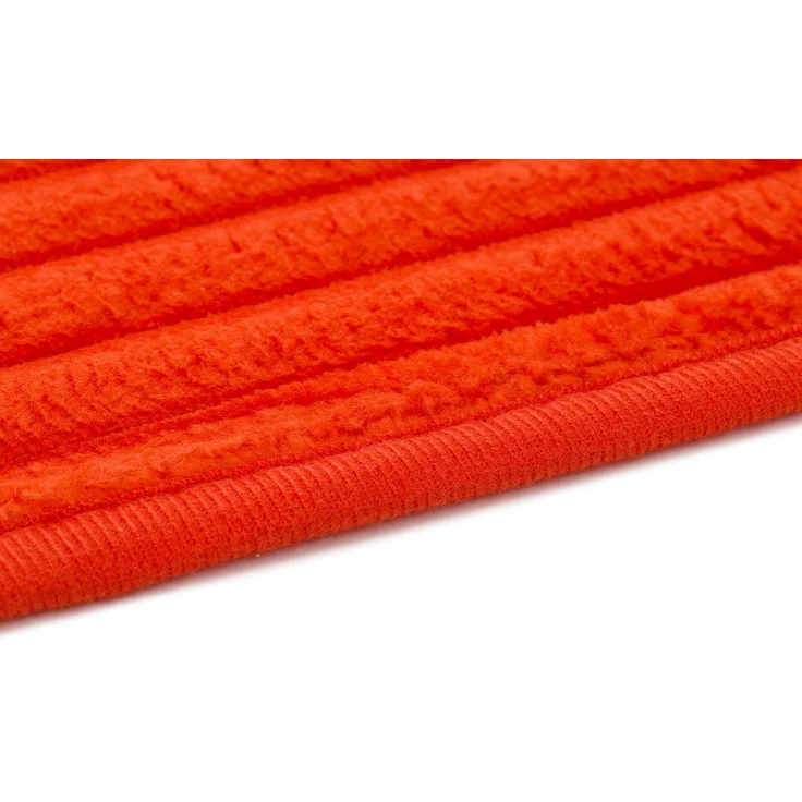 Gözze Badematte Berlin, Höhe 7 mm, rutschhemmend beschichtet, fußbodenheizungsgeeignet, Polyester, rechteckig, Badteppich, Uni Farben, Cord Optik, waschbar – Bild 4