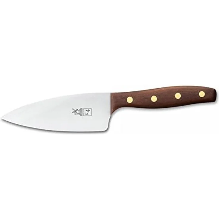 Windmühlenmesser K4 - kleines Kochmesser 130 mm rostfrei Walnuss – Bild 1