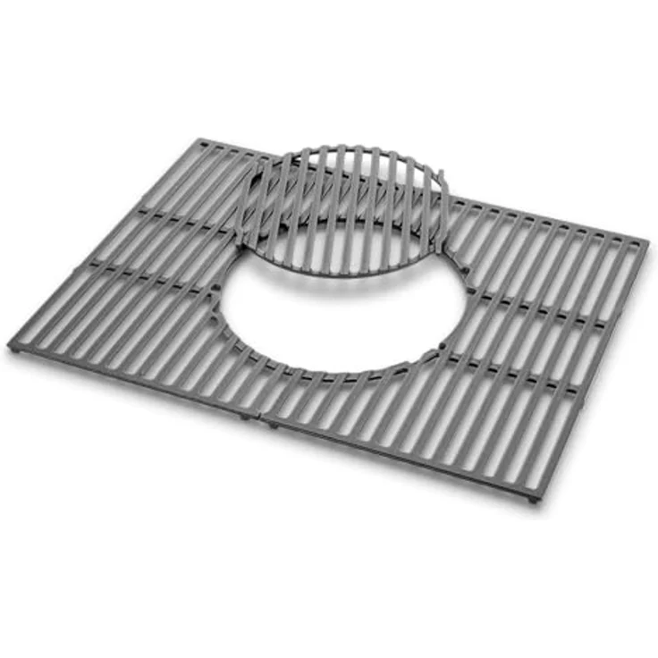 Weber Grillroste für Genesis 300 Serie/aus Gusseisen, Gourmet BBQ System, speichert Hitze, sorgt für kräftige Grillmuster – Schwarz (8848) – Bild 2