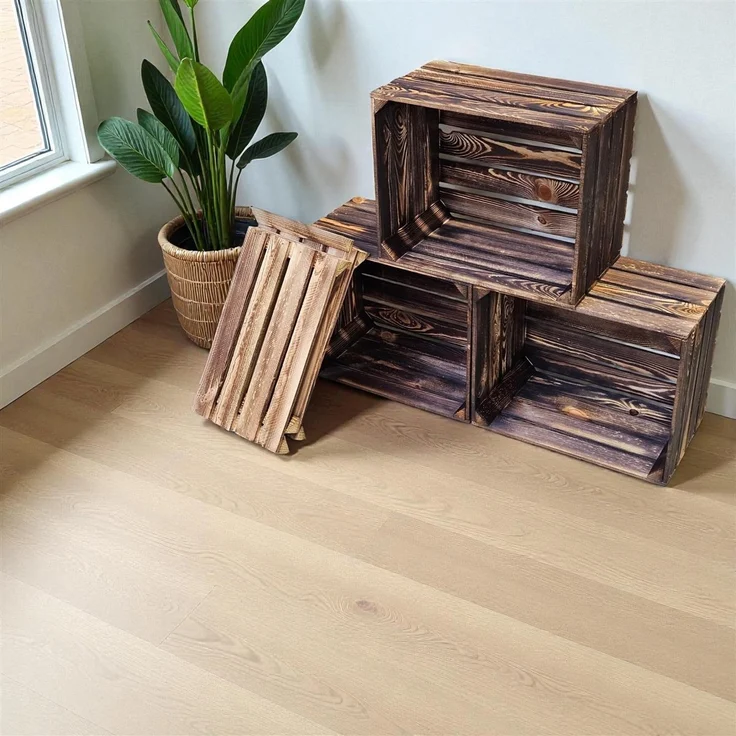 Holzkisten Geflammt 50 x 40 x 30cm mit Regalböden Lang DIY – Bild 2