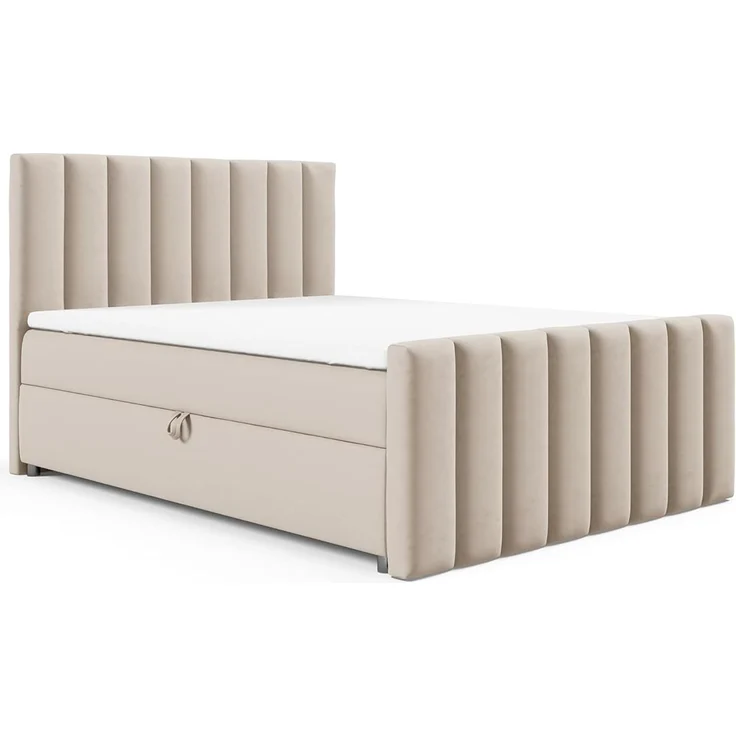 Best for Home Boxspringbett mit Bettkasten Trinity K10 Lux, mit Bettkasten, inkl. 7 cm Topper (140x200 160x200 180x200 200x200 cm), Verschiedene Liefermöglichkeiten, TOP Preis-Leistungs-Verhältnis – Bild 1
