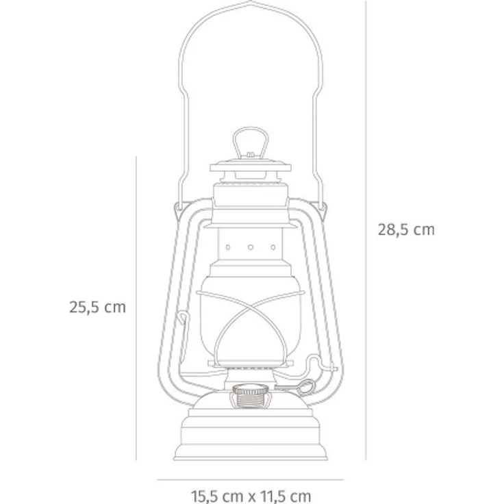 Feuerhand Sturmlaterne 276 rubinrot – Bild 2