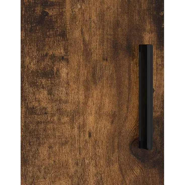 vidaXL Badezimmerschrank mit Tür Geräucherte Eiche 30 x 31,5 x 61 cm 883349 – Bild 9