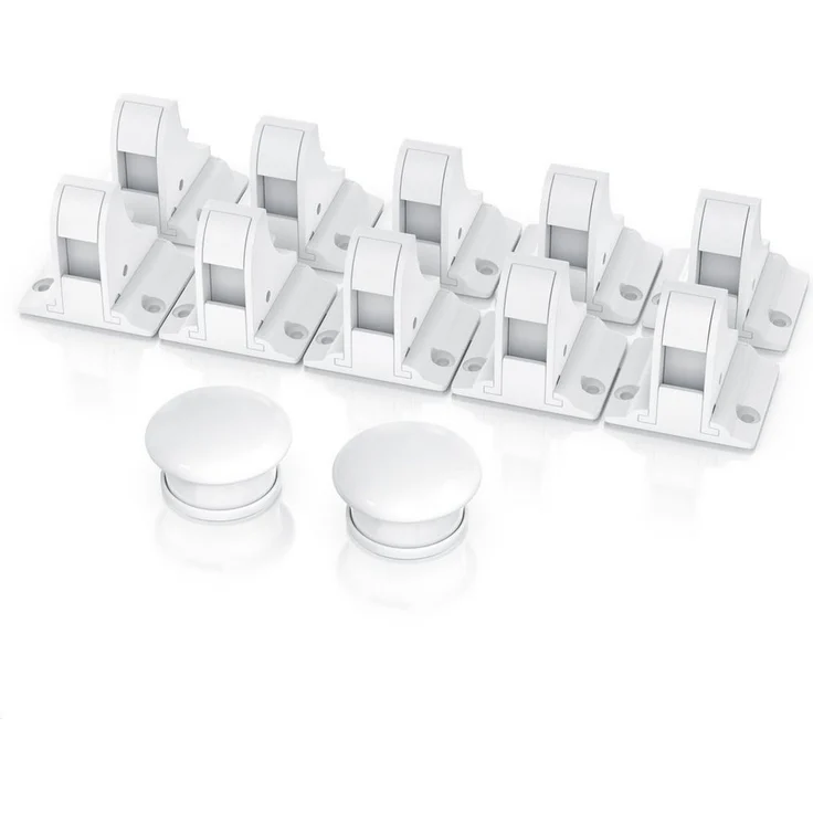 BEARWARE Kindersicherung Babysicherung Schrankschloss, Schranksicherung magnetisch 10 Schlösser, Magnet Schloss für Schrank und Schubladen, Bohren ohne Werkzeug – Bild 5