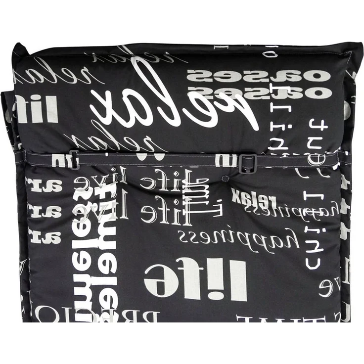 Spetebo Hochlehnerauflage Universal Hochlehner Auflage 123 cm, (Packung, 1 St, 1 Auflage), Polsterauflage für Hochlehner Gartenstühle – Bild 2
