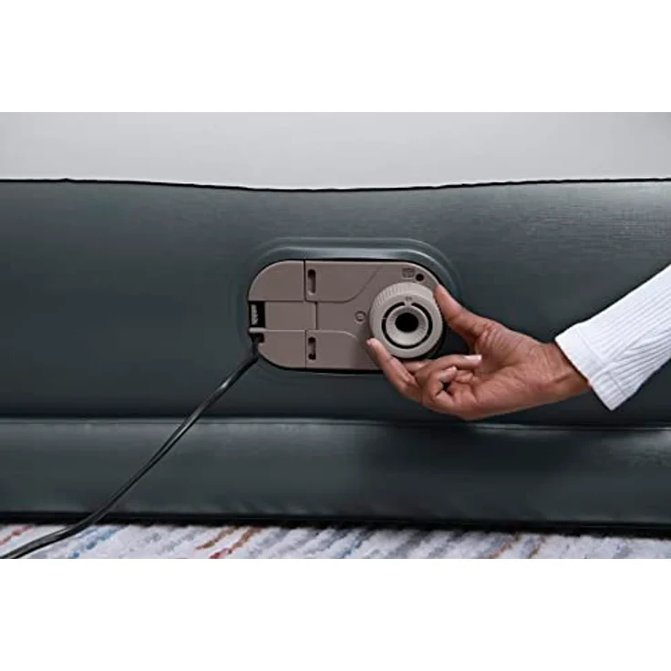 NOVALUXE - Langlebiges Luftbett mit integrierter Elektropumpe und Kopfkissen – Bild 18