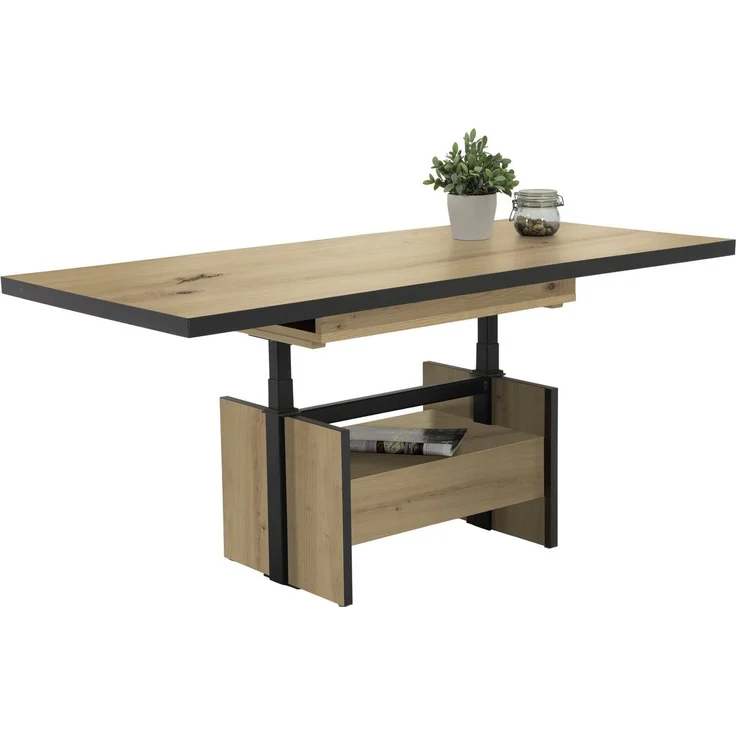 Funktionscouchtisch Noah - Artisan Eiche / Anthrazit – Bild 4