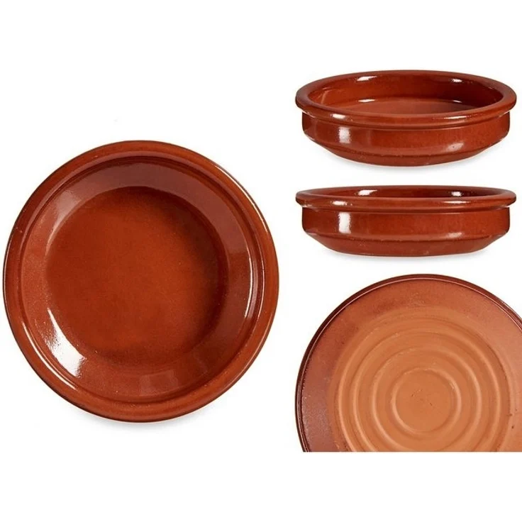 Annastore Servierschale 6-tlg. Set Cazuelas ofenfest Tonschalen Schalen für Tapas Creme Brülèe, Mit hochwertiger Handarbeit veredelt – Bild 3