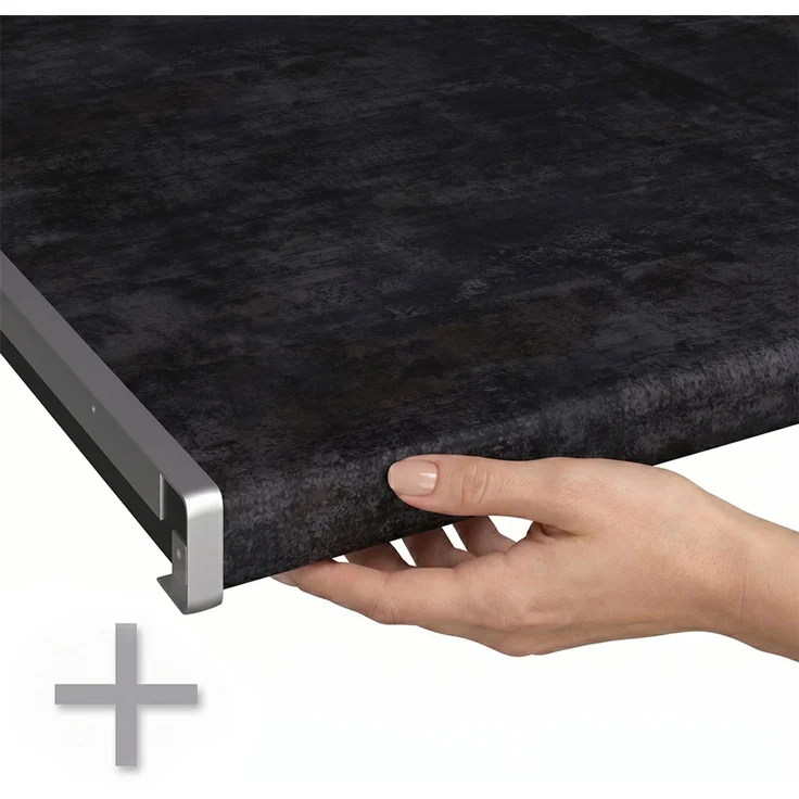 Küchenunterschrank R-Line Artisan-Eiche/Anthrazit 100 cm Arbeitsplatte Anthrazit Vicco – Bild 4