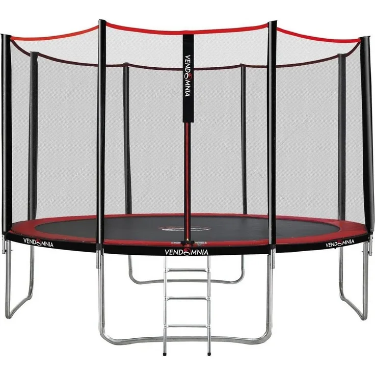 VENDOMNIA Fitnesstrampolin Gartentrampoline mit Sicherheitsnetz, Leiter, Randabdeckung, (Outdoor und Indoor Gartentrampolin mit Zubehör, Fitness Trampoline), 366 cm, Farbwahl