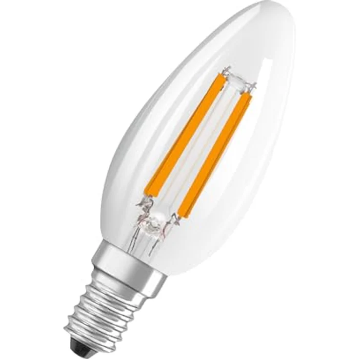 OSRAM LED Kerze Filament E14, 2,2W 827, 3er-Pack, EEK A – Bild 2