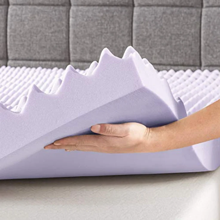 Best Price Mattress Matratzenauflage aus Memory-Schaum, 7,6 cm, mit beruhigendem Lavendel-Infusion, CertiPUR-US-Zertifiziert, Queen – Bild 6