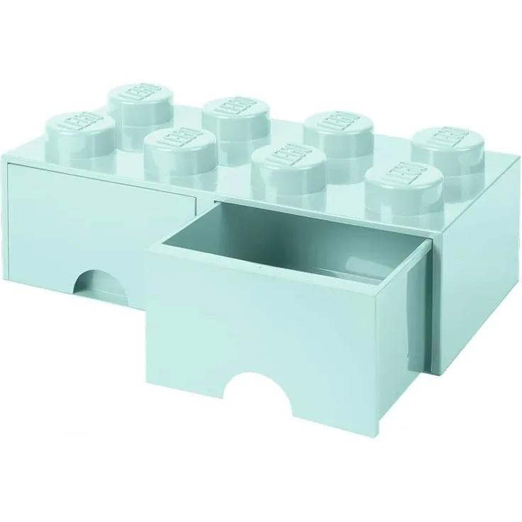 Lego 'Storage Brick 8' Aufbewahrungsbox mintgrün mit 2 Schubladen